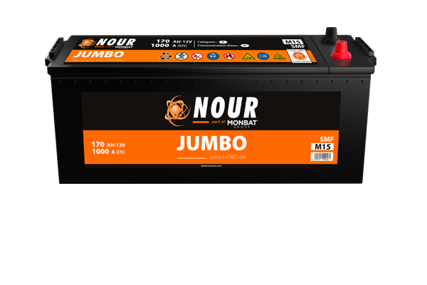 Batterie NOUR POWER PL3 66Ah – Puissance et fiabilité pour voiture