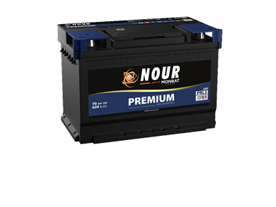 Batterie PREMIUM SMF NOUR 60Ah 520A – SOS batterie Grand Tunis