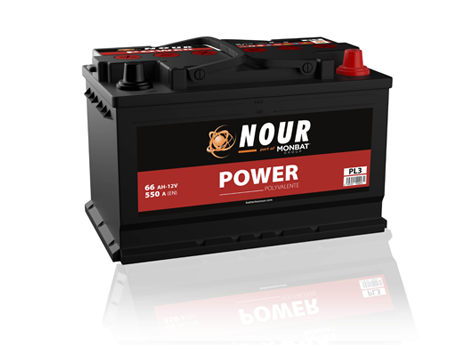 Batterie NOUR POWER PM10 62Ah – Puissance et fiabilité pour voiture